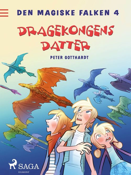 Couverture ebook de Den magiske falken 4 - Dragekongens datter, de Peter Gotthardt