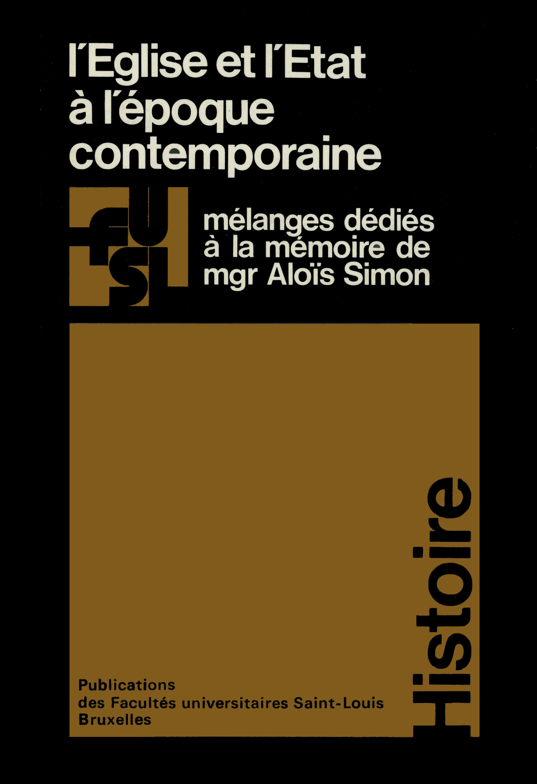 Couverture ebook de L´Église et l´État à l´époque contemporaine, de