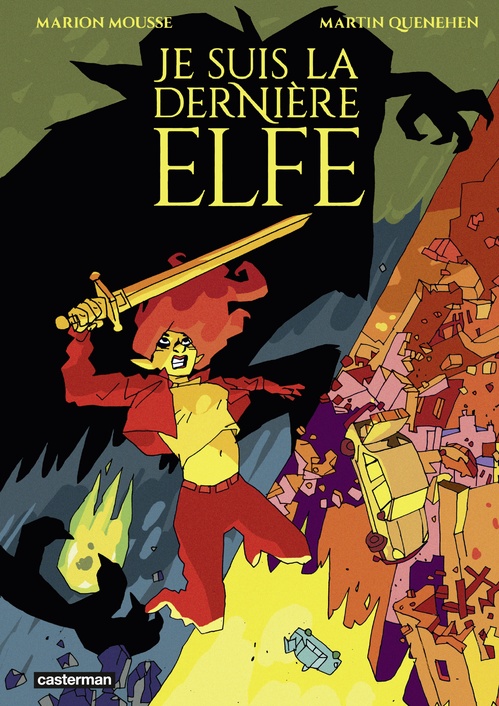 Couverture ebook de Je suis la dernière elfe, de Martin Quenehen, Marion Mousse