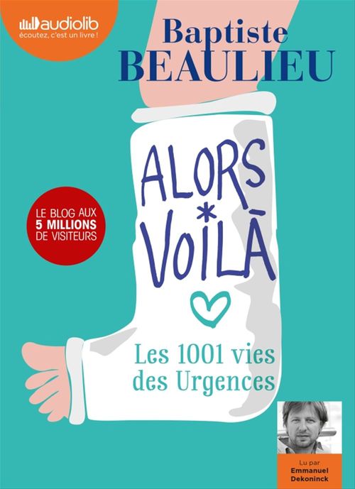 Couverture audiobook de Alors voilà, de Baptiste Beaulieu