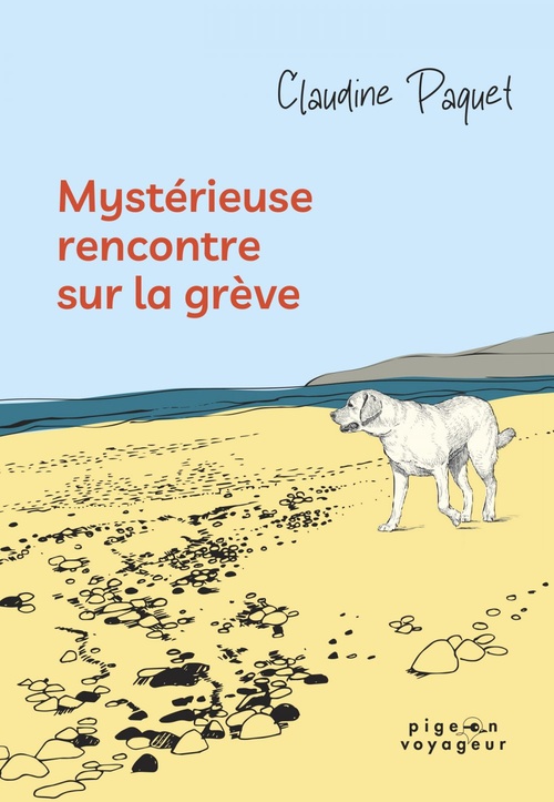 Couverture ebook de Mystérieuse rencontre sur la grève, de Claudine Paquet