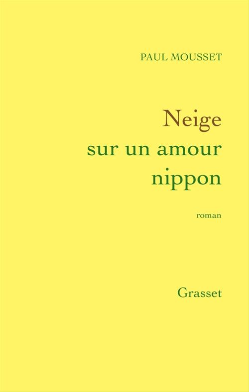 Couverture ebook de Neige sur un amour nippon, de Mousset-P