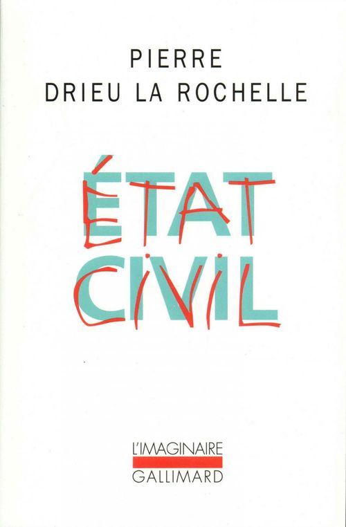ebook cover of État-civil, by Pierre Drieu la Rochelle