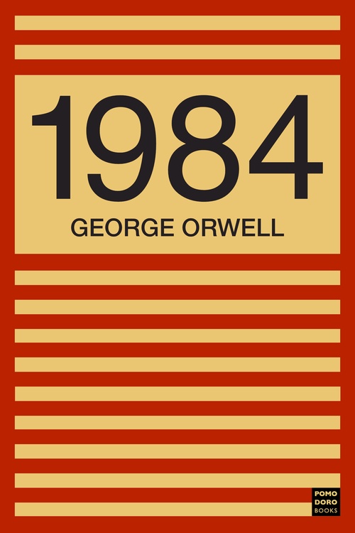 ebook cover of 1984, by George Orwell