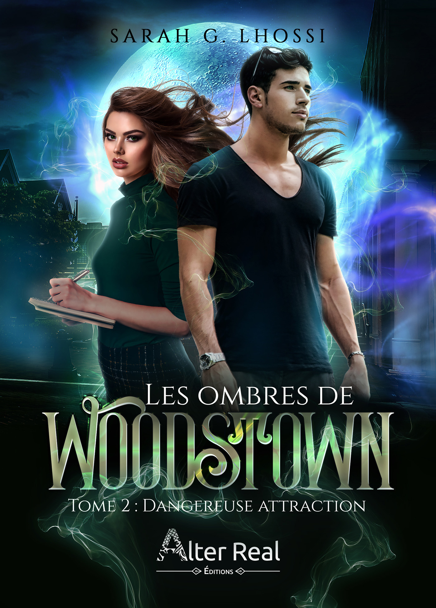 Couverture ebook de Dangereuse attraction, de Sarah G. Lhossi