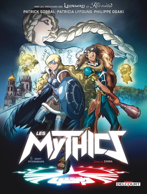 Couverture ebook de Les Mythics T08 - Abigail et Neo, de Patrick Sobral