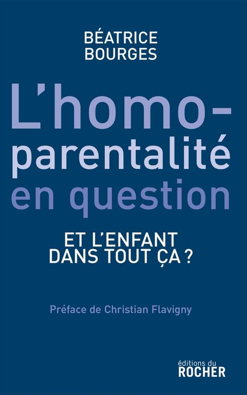 Couverture ebook de L'homoparentalité en question, de Bourges, Flavigny