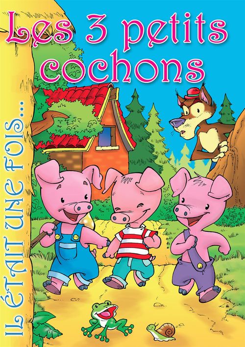 Couverture ebook de Les 3 petits cochons, de Il Etait Une Fois, Charles Perrault
