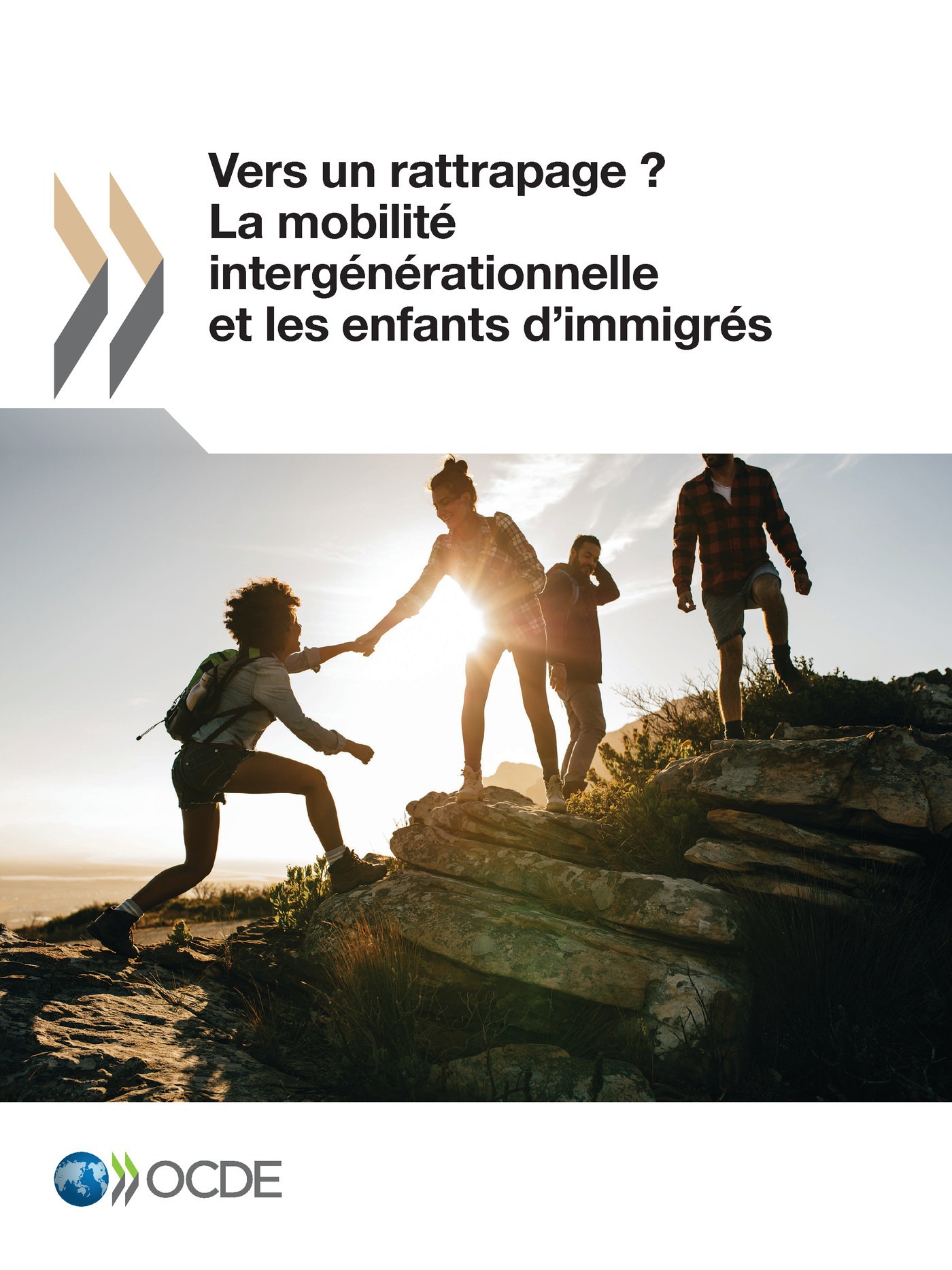 Couverture ebook de Vers un rattrapage ? La mobilité intergénérationnelle et les enfants d'immigrés, de Collectif