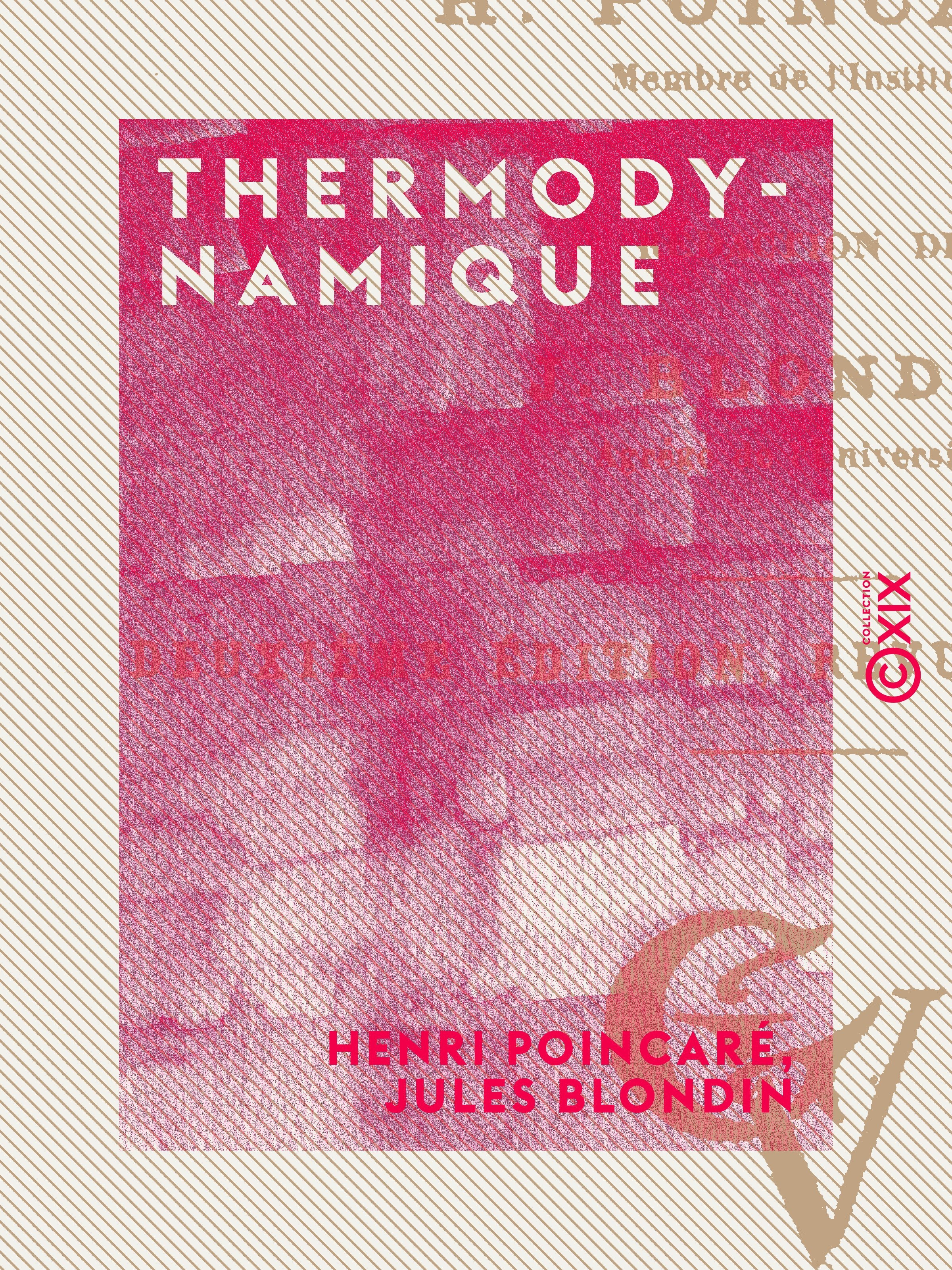Couverture ebook de Thermodynamique, de Henri Poincare, Jules Blondin