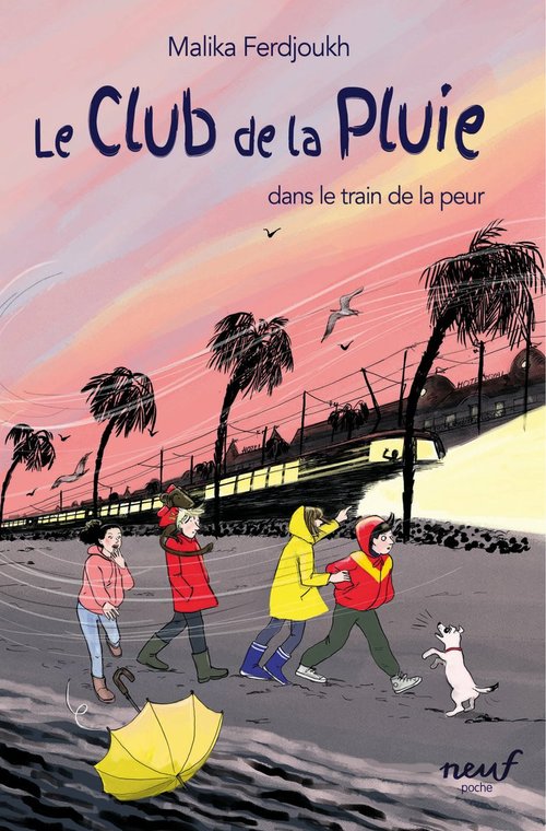 ebook cover of Le club de la pluie dans le train de la peur, by Malika Ferdjoukh