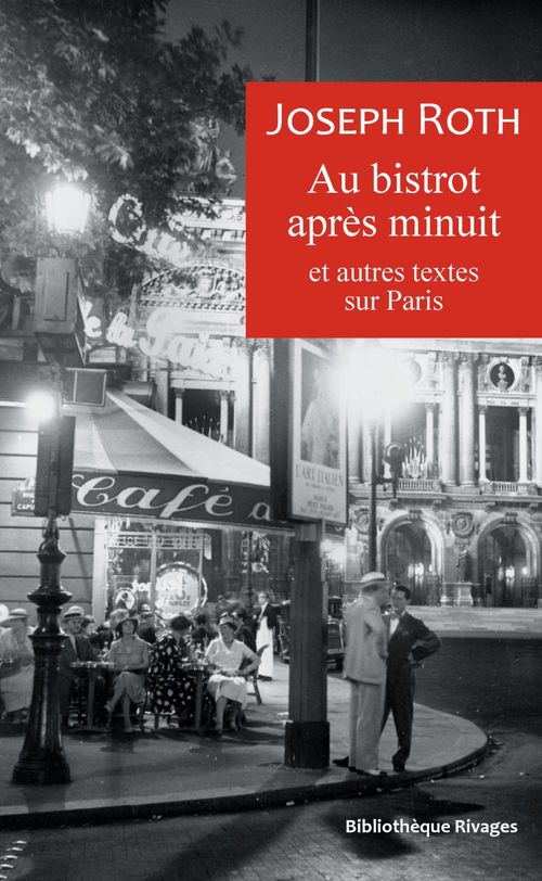 ebook cover of Au bistrot après minuit, by Joseph Roth