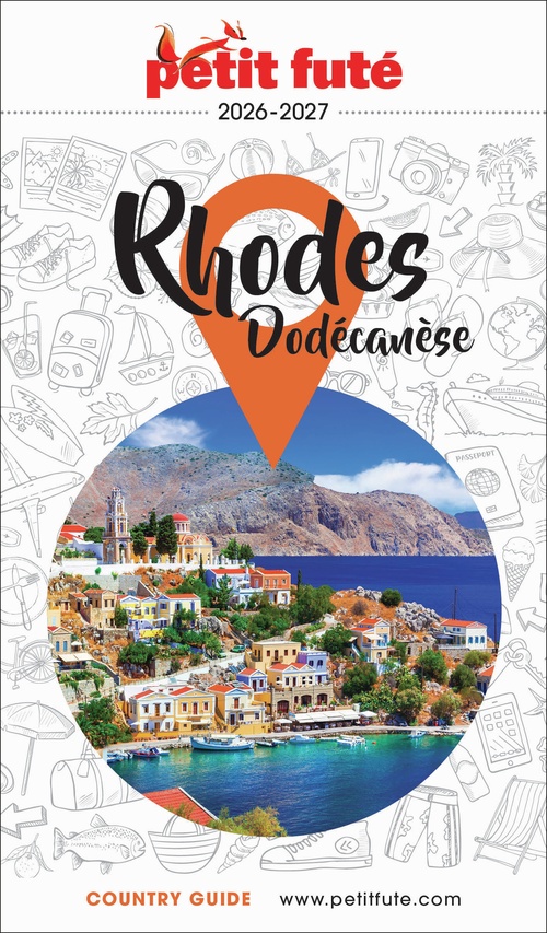 Couverture ebook de Guide Rhodes / Dodécanèse 2026/2027 Petit Futé, de Collectif