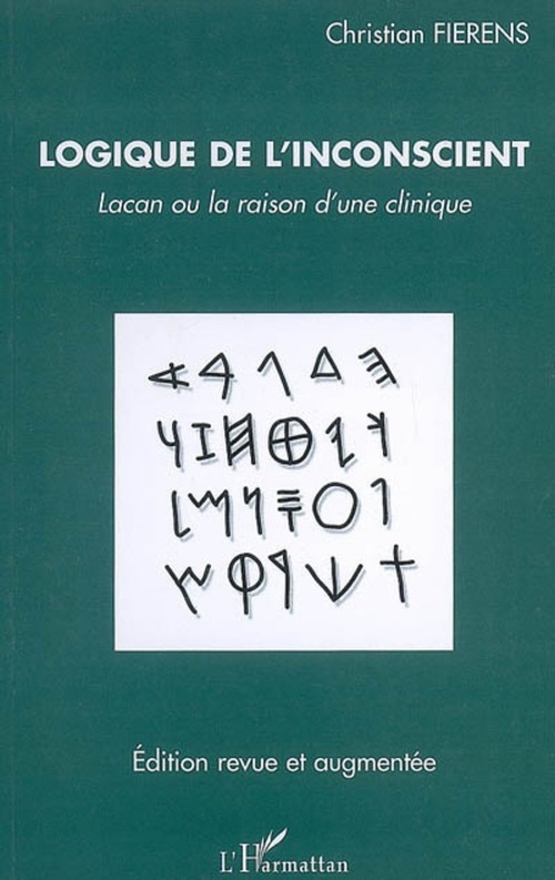 ebook cover of Logique de l'inconscient, by Christian Fierens