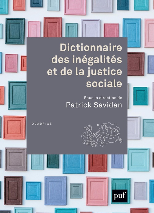 ebook cover of Dictionnaire des inégalités et de la justice sociale, by Patrick Savidan