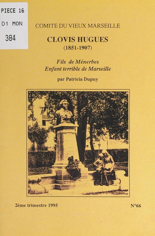 Couverture ebook de Clovis Hugues (1851-1907), de Patricia Dupuy