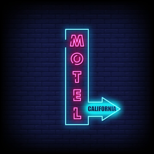 Couverture ebook de Motel California, de Franck  Nessuno