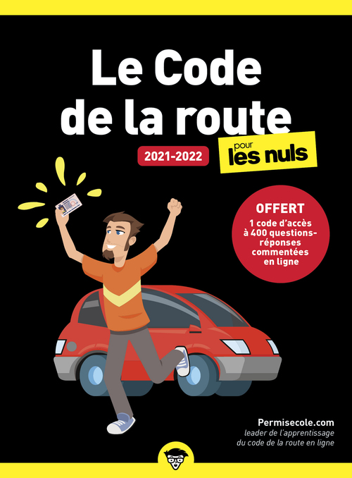 ebook cover of Le code de la route 2021-2022 Poche Pour les Nuls, by Permisecole.com
