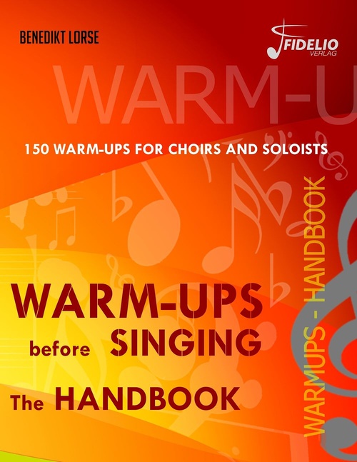 ebook cover of Warm-ups before singing, by Benedikt Lorse