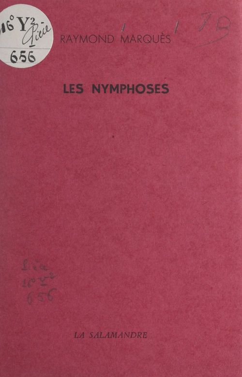 ebook cover of Les nymphoses, by Raymond Marques
