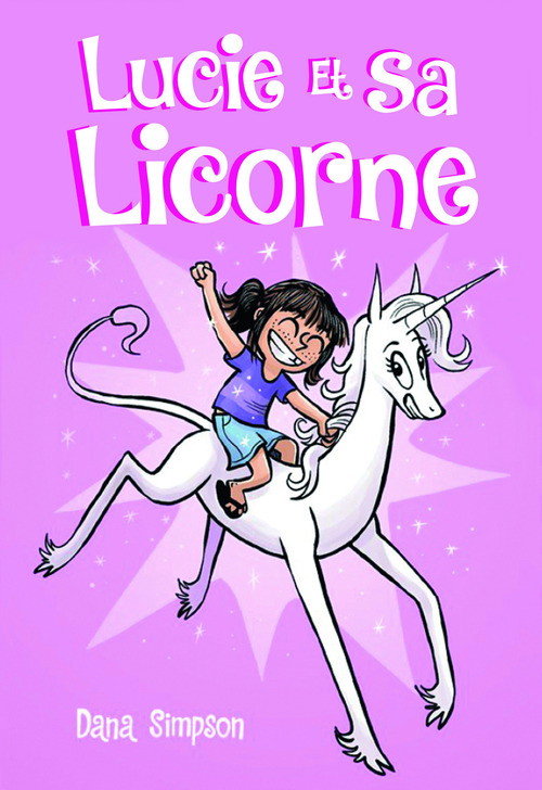 ebook cover of Lucie et sa licorne, by Dana Simpson