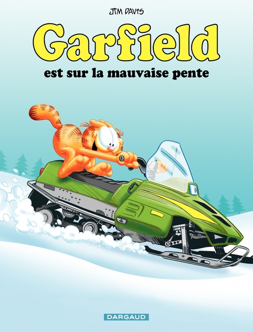 Couverture ebook de Garfield - Tome 25 - Garfield est sur la mauvaise pente, de Jim Davis