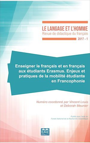 ebook cover of Enseigner le français et en français aux étudiants Erasmus, by Vincent Louis, Déborah Meunier