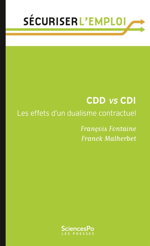 ebook cover of CDD vs CDI, by François Fontaine, Franck Malherbet