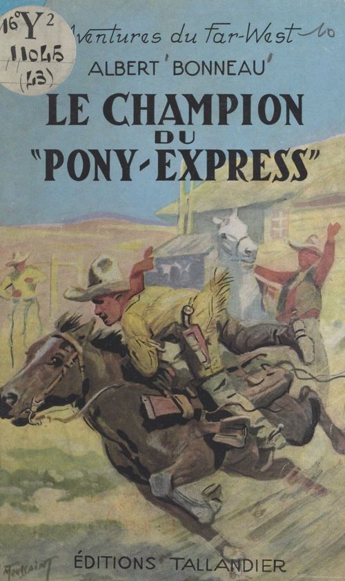 ebook cover of Le champion du Pony-express, by Albert Bonneau