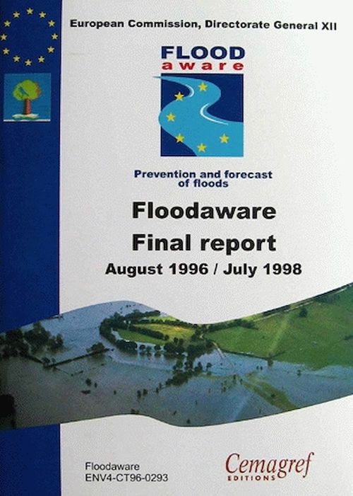 Couverture ebook de Floodaware Rapport final du programme européen Climat et environnement, de Nicolas Gendreau