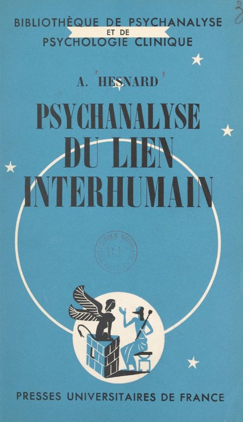 Couverture ebook de Psychanalyse du lien interhumain, de Angelo Hesnard