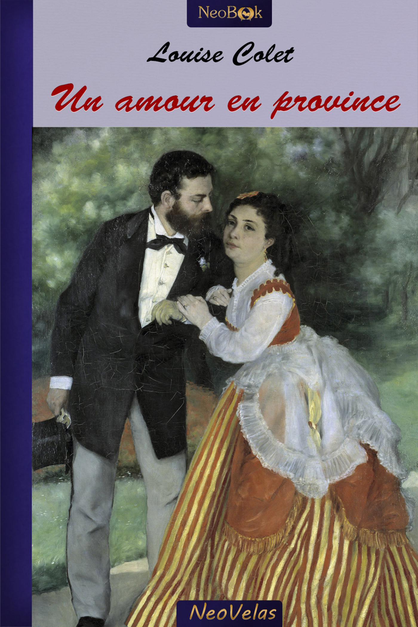 ebook cover of Un amour en province, by Louise Colet