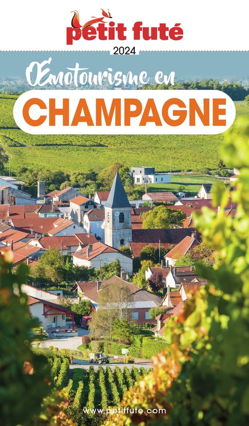 Couverture ebook de OENOTOURISME EN CHAMPAGNE 2024 Petit Futé, de Collectif petit futé
