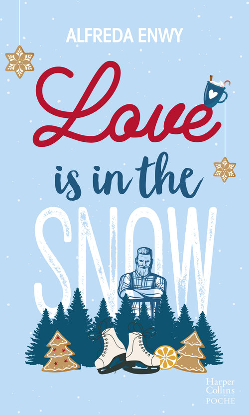 Couverture ebook de Love is in the snow, de Alfreda Enwy