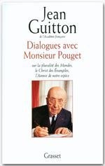 ebook cover of Dialogues avec monsieur Pouget, by Jean Guitton