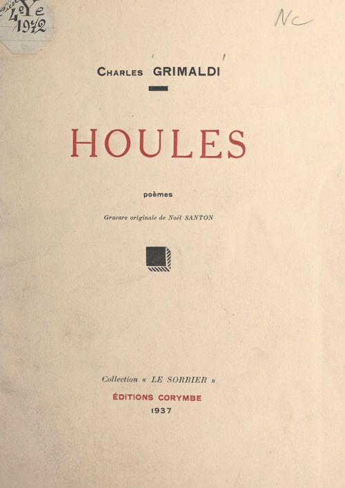 ebook cover of Houles, by Charles Grimaldi