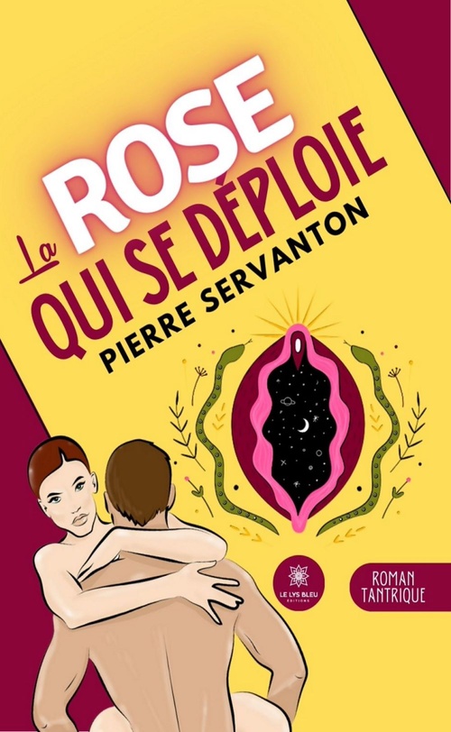 Couverture ebook de La rose qui se déploie, de Pierre Servanton