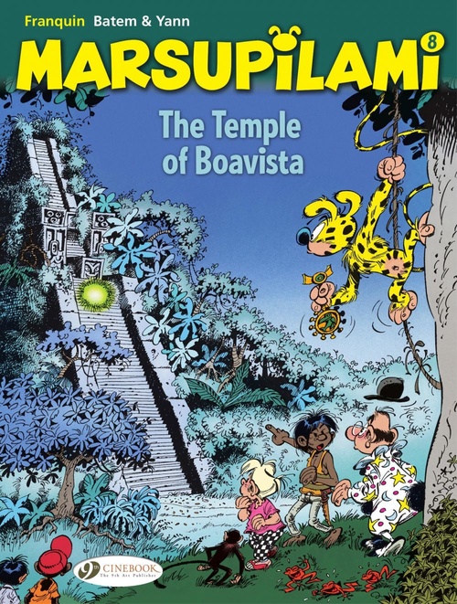 ebook cover of The Marsupilami - Volume 8 - The Temple of Boavista, by André Franquin, Yann, Batem
