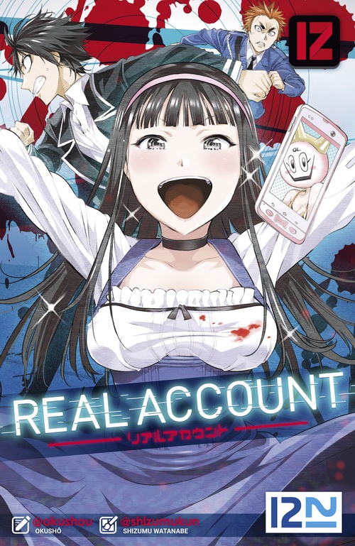 Couverture ebook de Real Account - tome 12, de Okushou, Shizumu Watanabe