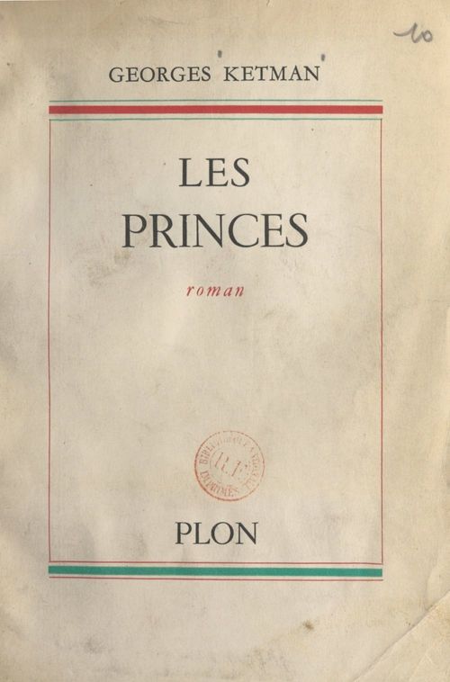 ebook cover of Les Princes, by Georges Ketman