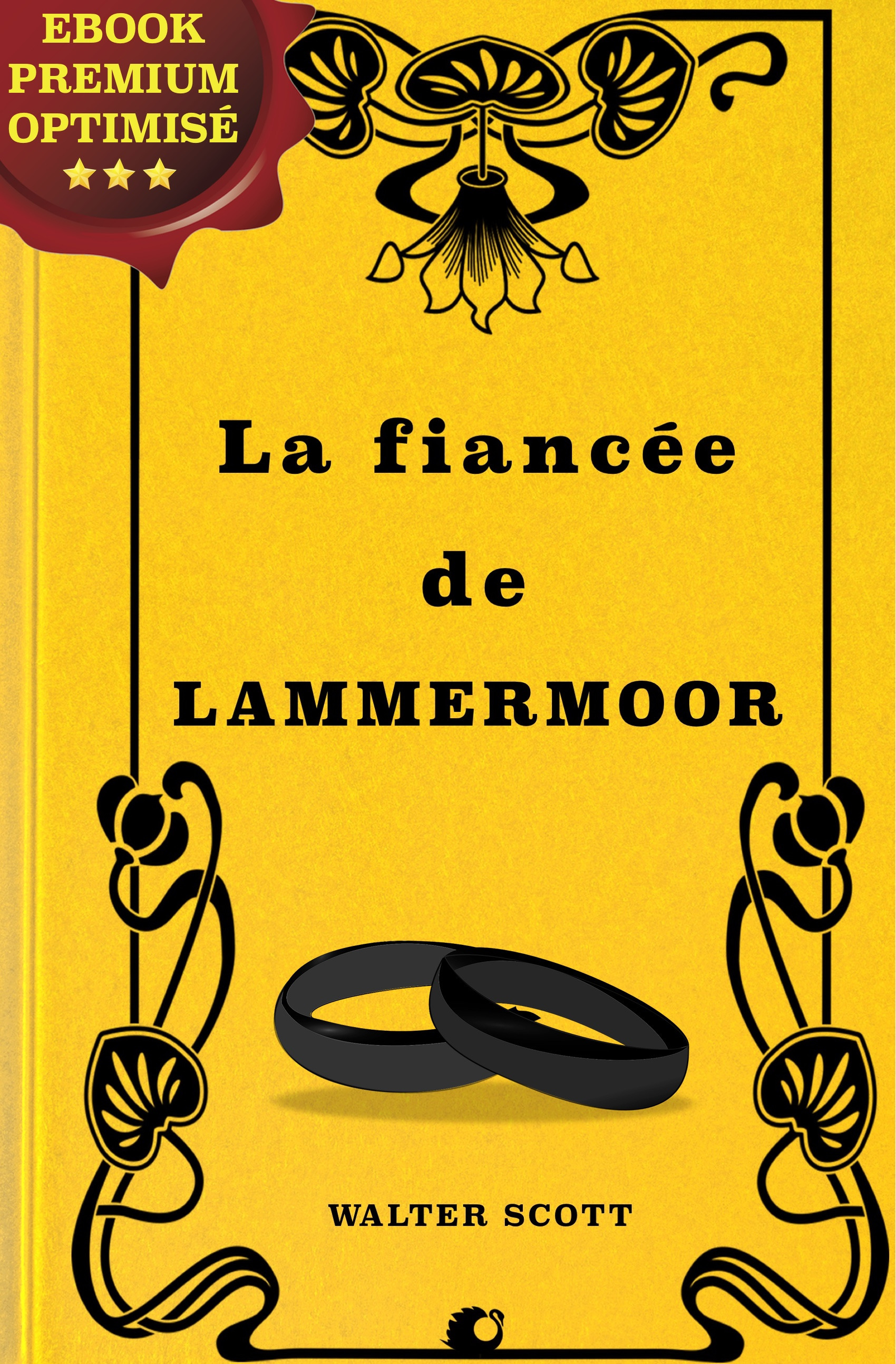 Couverture ebook de La fiancée de Lammermoor, de Walter Scott