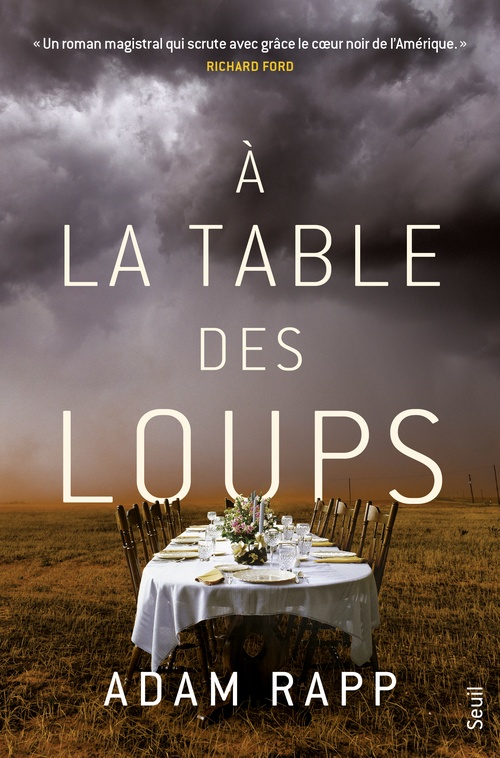 ebook cover of À la table des loups, by Adam Rapp