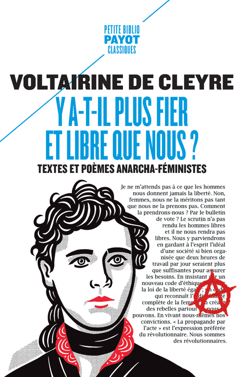 Couverture ebook de Y a-t-il plus fier et libre que nous ?, de Voltairine De cleyre