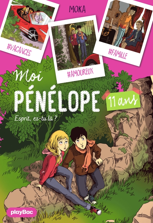 Couverture ebook de Moi, Pénélope 11 ans  - Esprit es-tu là ? - Tome 2, de Moka