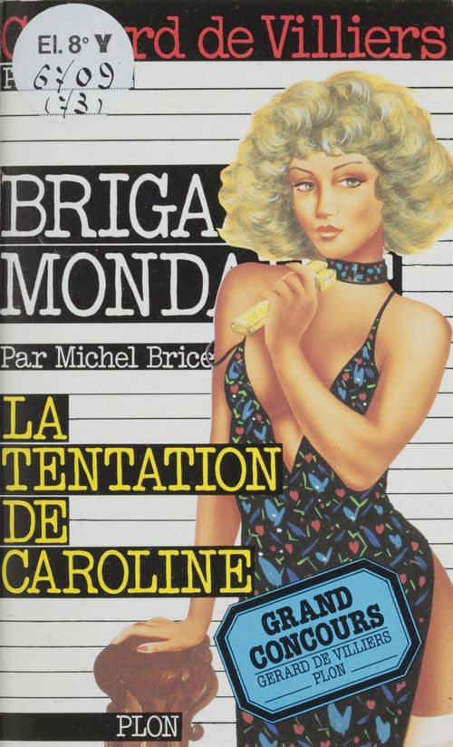 Couverture ebook de La tentation de Caroline, de Gérard de Villiers