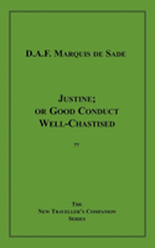 ebook cover of Justine, by Marquis de Sade