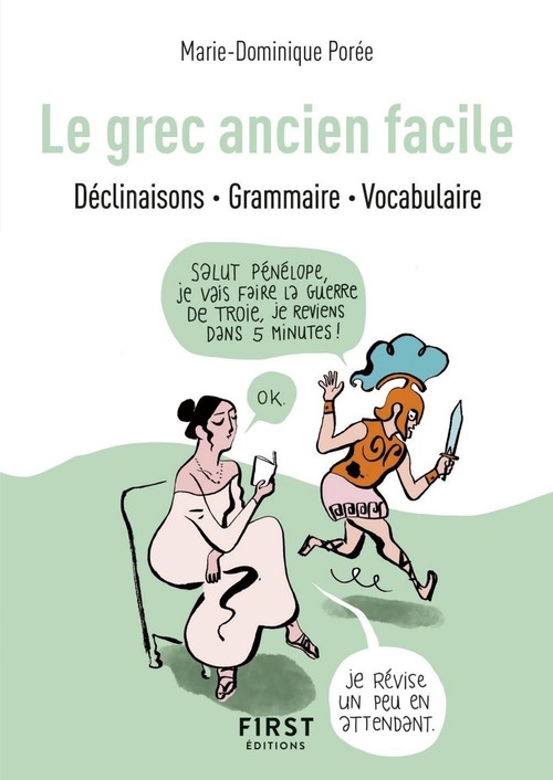 Couverture ebook de Petit Livre - Le grec ancien facile, de Marie-Dominique Porée