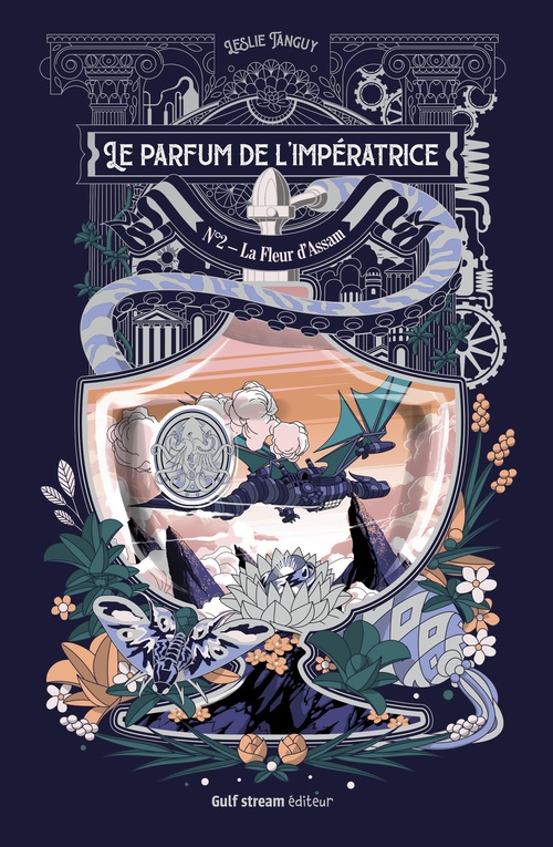 ebook cover of Le Parfum de l'impératrice - Tome 2 La Fleur d'Assam, by Leslie Tanguy