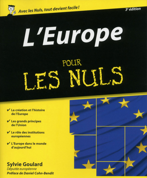 Couverture ebook de L'europe pour les nuls, 3e, de Sylvie Goulard