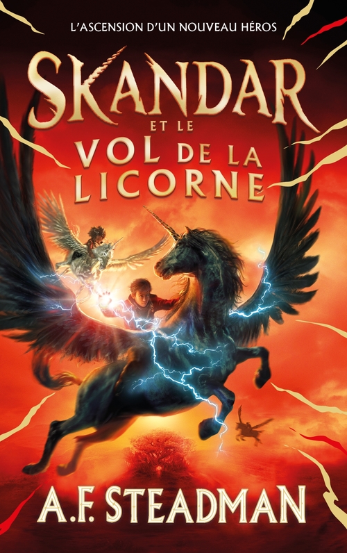 ebook cover of Skandar et le vol de la licorne, by A.F. Steadman